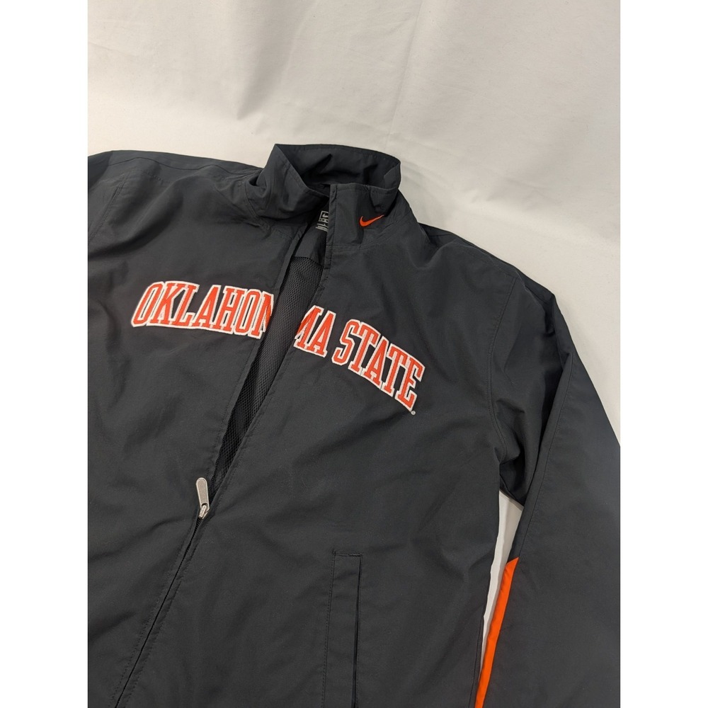 Nike Mesh Lined Full-Zip Oklahoma State University (OSU) ‎ Athletic Jacket Large